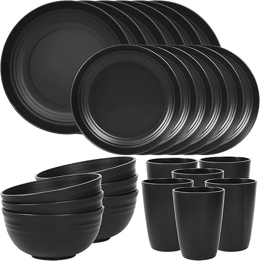 Quatish 24 Piece Plates and Bowls